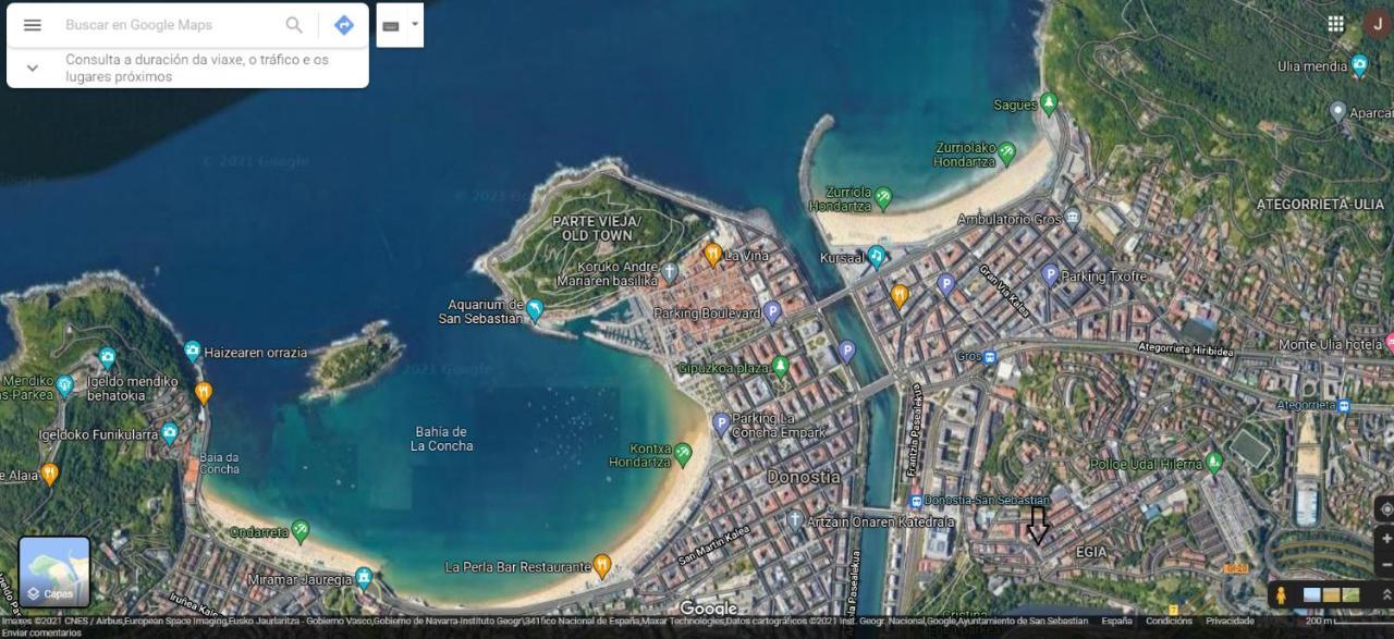 شقة Luminoso Atico En San-Sebastian سان سيباستيان المظهر الخارجي الصورة